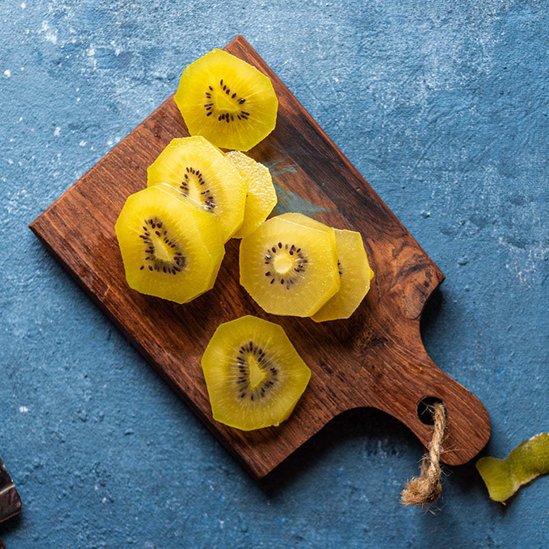 Crumble exotique kiwi, banane et hibiscus