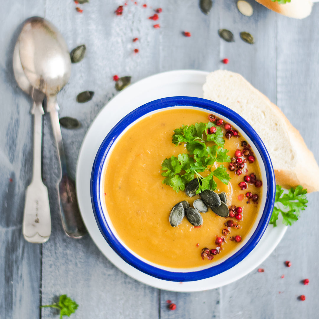 Velouté de carottes, endives et Antésite