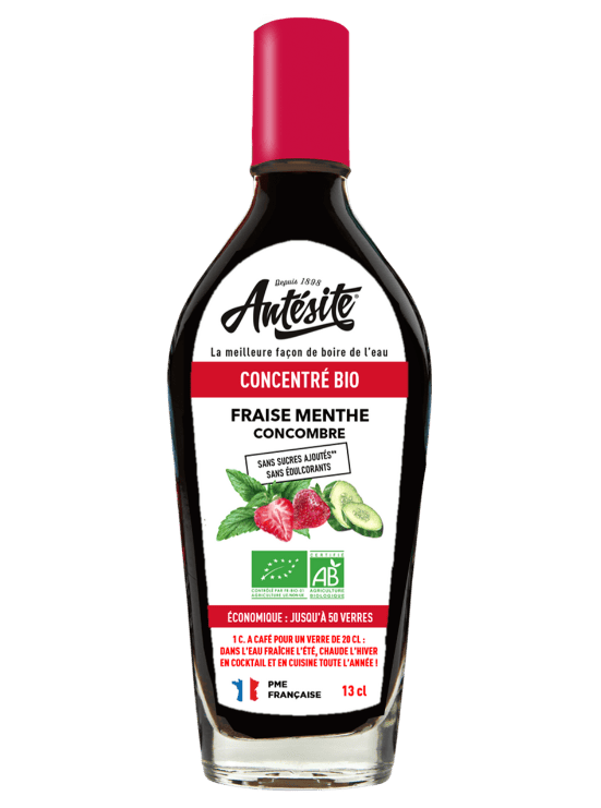 Antésite fraise menthe concombre