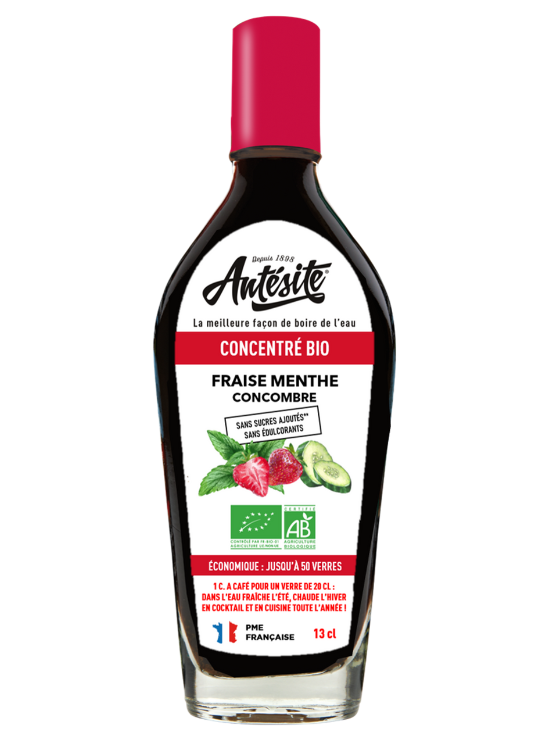 Antésite fraise menthe concombre